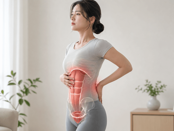 배에 힘 ‘빡’…주다가 ‘팍’ 무너질지도...모래시계증후군 주의보