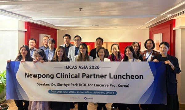 Newpong Participates in 'IMCAS Asia 2026'... ‘LINCURVE PRO’ Makes Official Debut in Asian Market